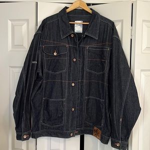 Vintage Platinum FUBU x Muhammad Ali Denim Jacket size 1X